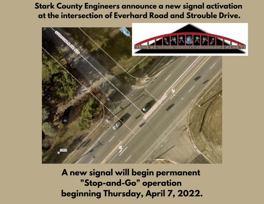 new signal everhard road and stroule drive